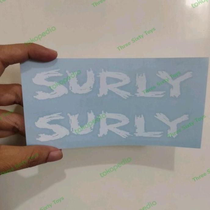 Cutting sticker stiker sepeda road bike fixed bike surly downtube vinyl