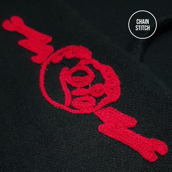 Promo Tendencies Sweater Hoodie Equipment Chain Stitch Black