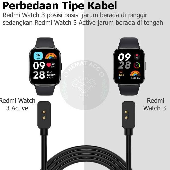Kabel Charger Redmi Watch 3 / Redmi Watch 3 Active Hematacc