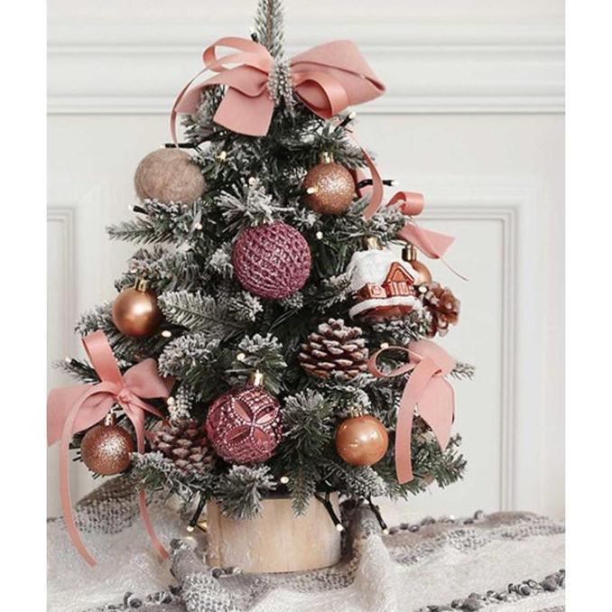 Peach  Mini Christmas Tree