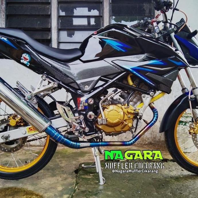 Knalpot Fu CKD/ORI lokal PNP di CB150R New Terlaris