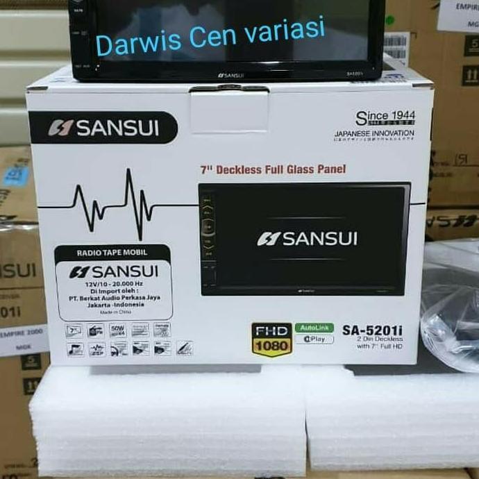double Din doubledin sansui SA 5201i + Camera mobil Brio Terlaris