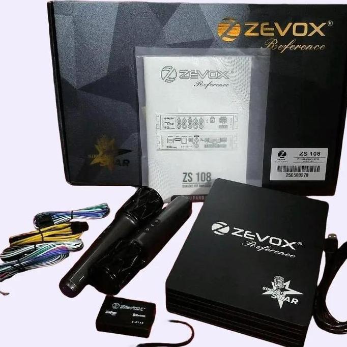 Prosesor Zevox ZS 108 Reference DSP Built In Amplifier & Karaoke Mobil Car Audio Garansi Resmi Terla