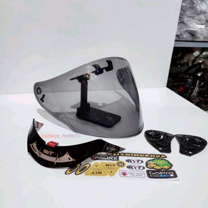 pake kaca helm Flat visor kyt galaxy slide / spoiler / stiker kyt Flat visor kyt galaxy