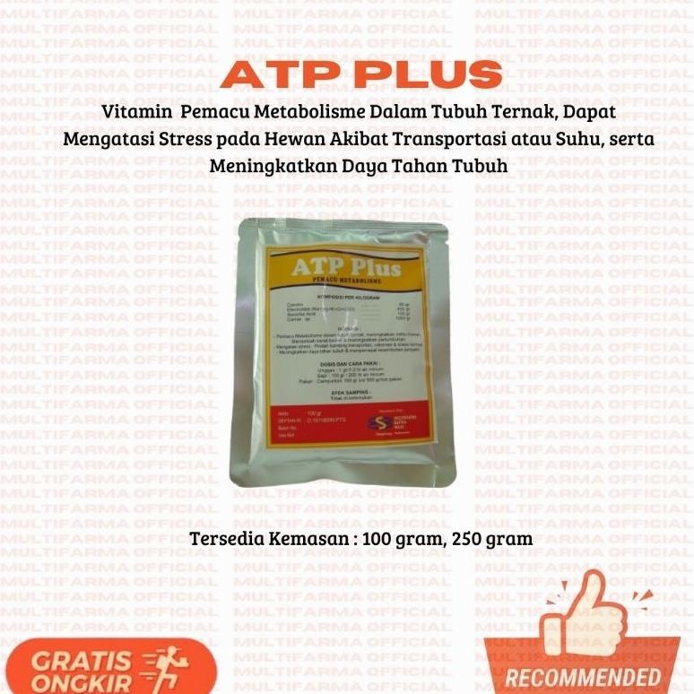 Vitamin Ayam Pemacu Metabolisme Atp Plus  Multifarma