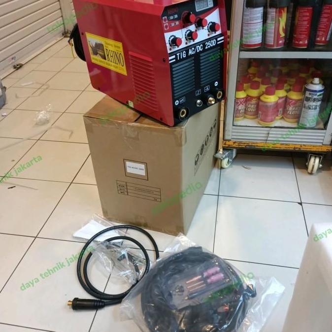 mesin las tig 250d acdc Rhino / mesin las alumunium dan staenless
