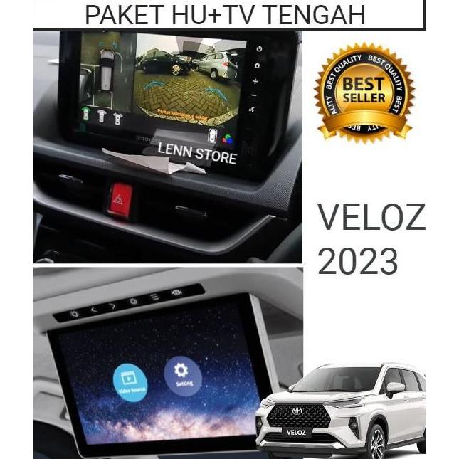 Paket Screen Guard Pelindung Layar HU + TV Tengah Toyota Veloz 2023 Terlaris