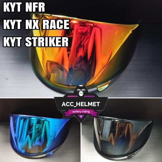 KACA / FLAT VISOR IRIDIUM KYT NX RACE / NX-RACE | NORISK