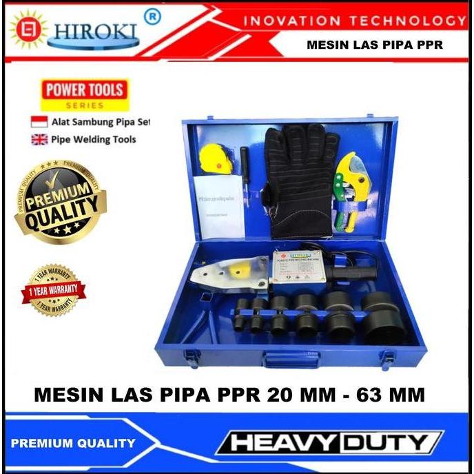 Diskon Hiroki Alat Mesin Pemanas Pipa Ppr / Pipe Heater 20 - 63Mm Besar Set