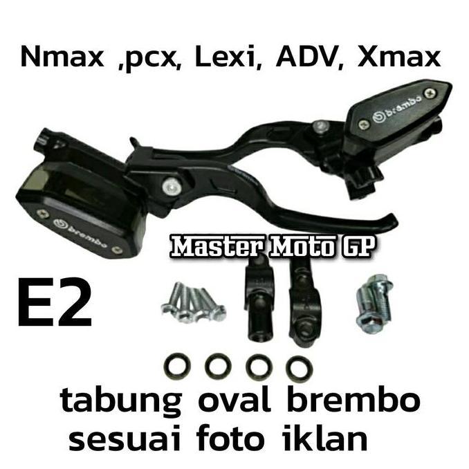 Master rem tabung oval E2 BRMBO Nmax pcx xmax lexi ADV master rem