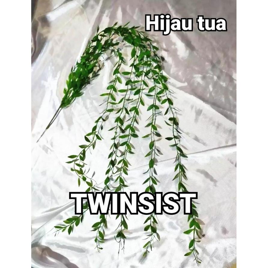 Promo Daun Rambat Juntai Lee Kwan Yew Hias Plastik Palsu Artificial Imitasi COD