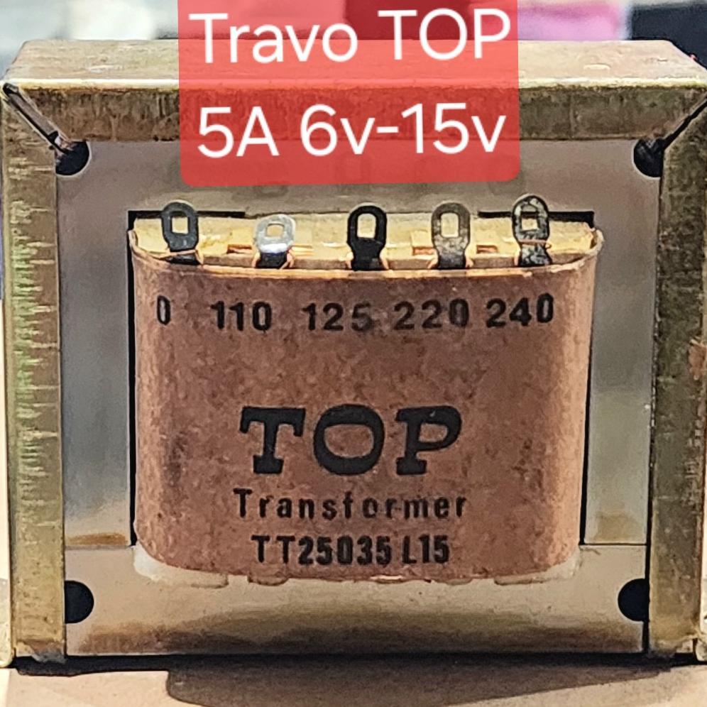 Trafo 5A King atau Top CT 15V ATAU 32V Output Murni Ampere 5aH Power Supply Adaptor Travo Power supp