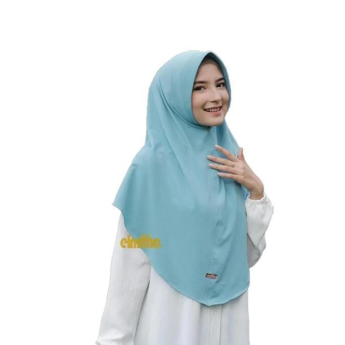 ELMITHA - HIJAB ZAHRA ROYAL JERSEY KHIMAR JILBAB DAILY Bergo Muslim Kerudung Syari Wanita