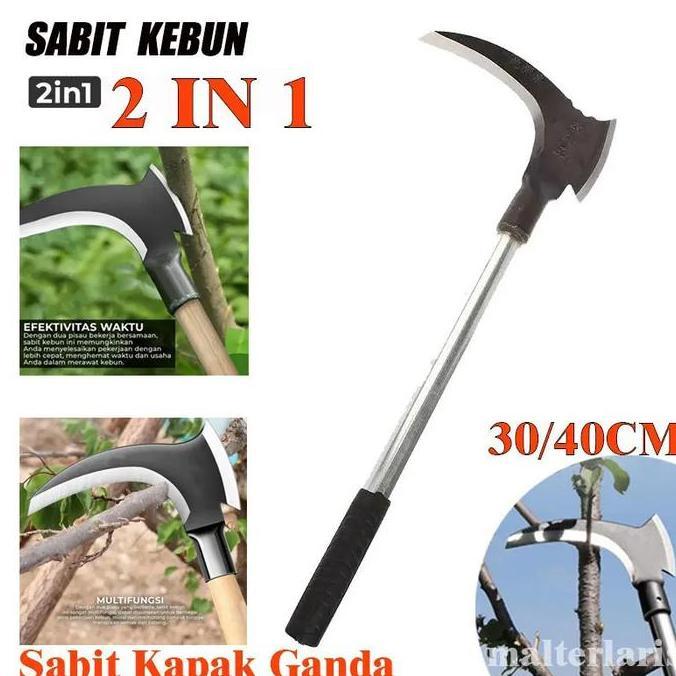 zalva_padigor - Sabit Pipa Baja Pemotong Rumput & Dahan Pohon Panjang Alat Panen Padi Outdoor