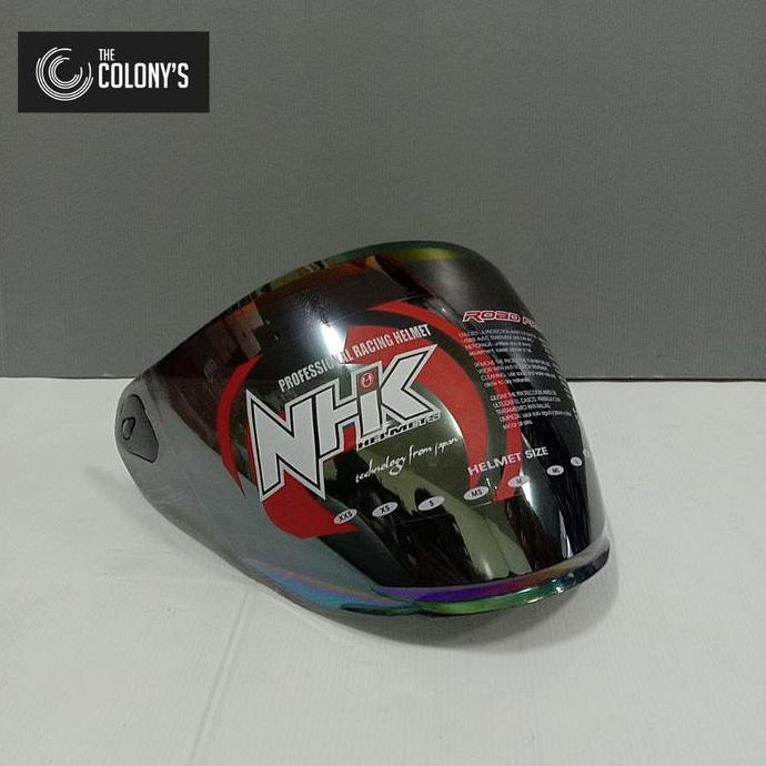 KACA VISOR NHK R6 RAINBOW VISOR NHK R6 ORI