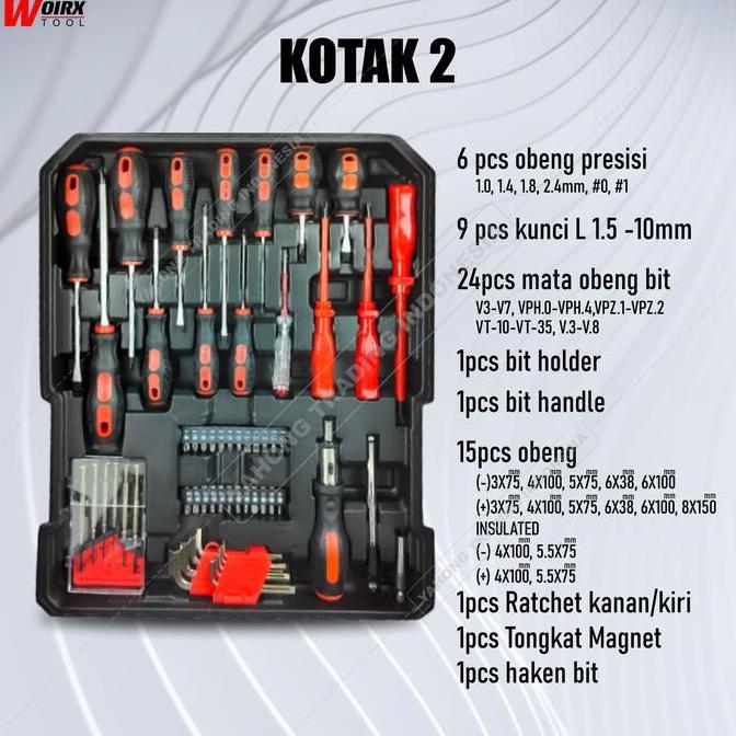 Kunci Sock Sok Set 187 Pcs Socket Tool Kit