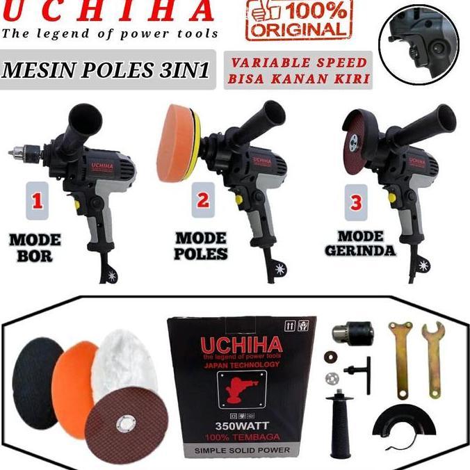 Yamaniubay - Mesin Multiguna 3in1 | Poles, Bor, & Gerinda Besi/Kayu Uchiha 222