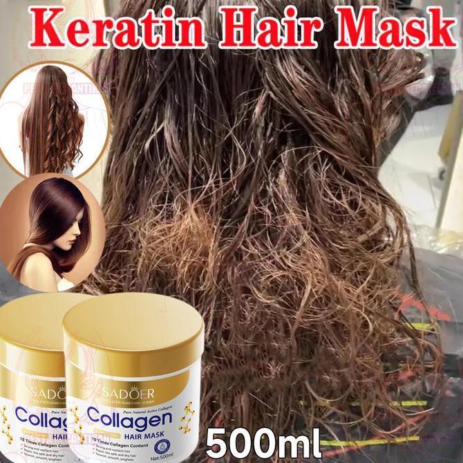 MASULIMSHOP76 - COLLAGEN HAIR MASK 500ML | SMOOTHING MASKER RAMBUT KOLAGEN | MELEMBUTKAN RAMBUT RUSA