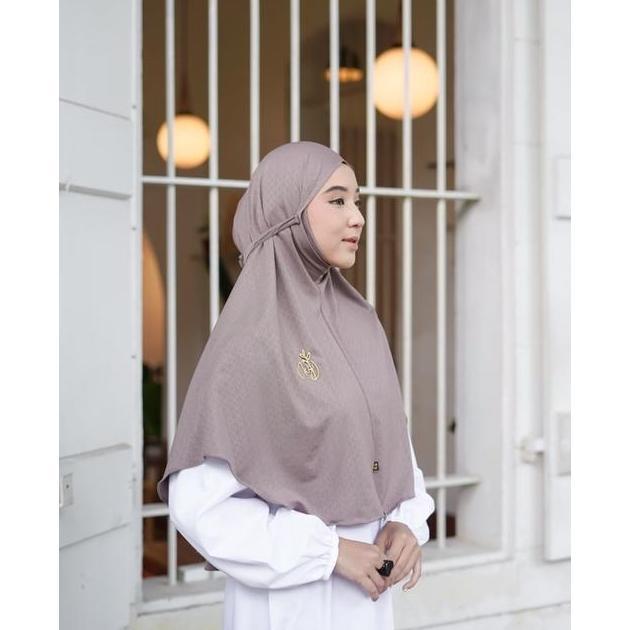 Koyu Hijab Bergo Jersey Liliana Muslim