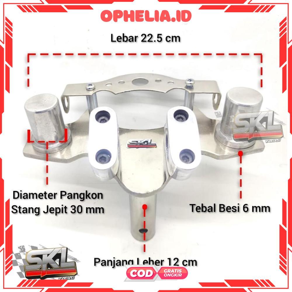 Terbaik Adaptor Dudukan Stang Motor Matic Bebek Honda Scoopy Vario Beat Genio PCX Vario 160 125 Beat