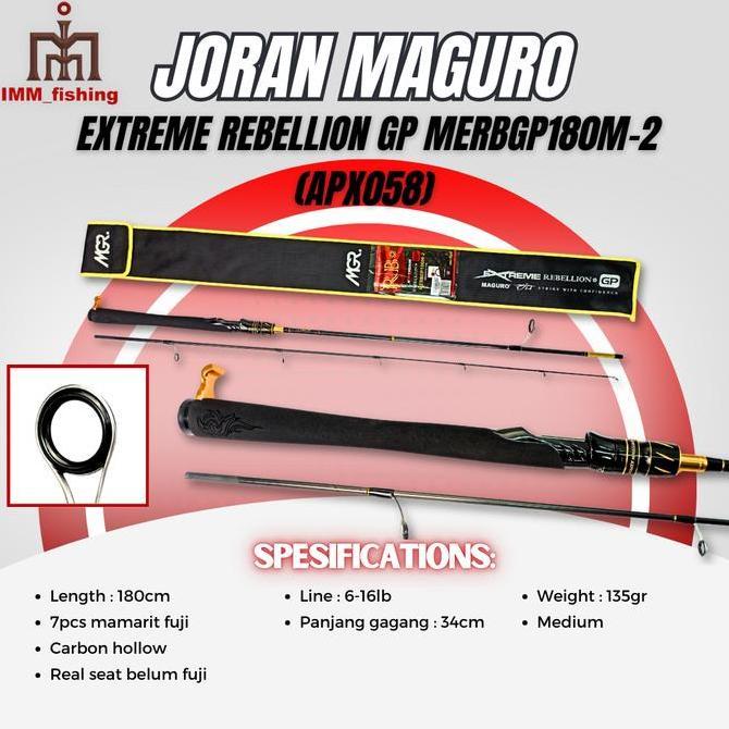 BEBAS ONGKIR - JORAN MAGURO EXTREME REBELLION | ALAT PANCING | FISHING ROD