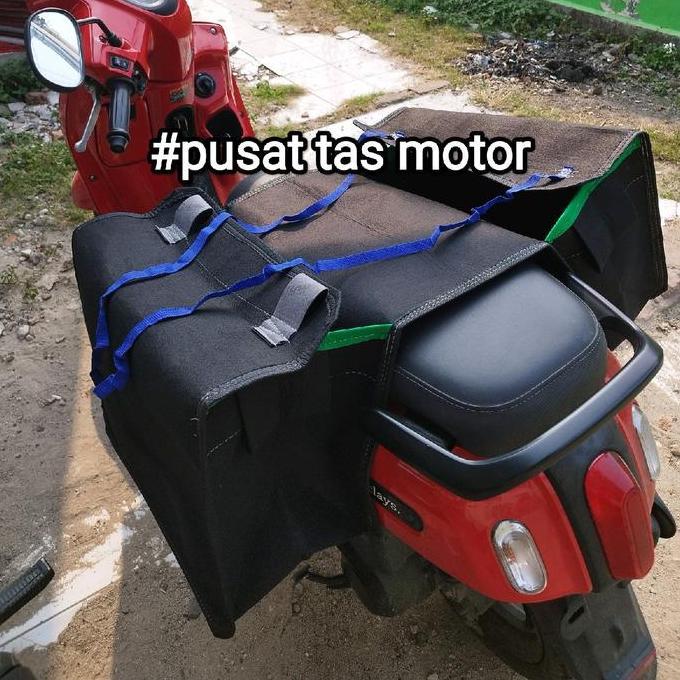 DR355 - tas motor obrok tas kurir kain corduroy alot