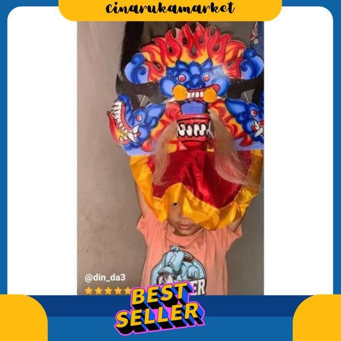 Barongan Anak Kayu Spons Caplokan Devil Reog Ponorogo Asli | Mainan Tradisional Jaranan Br 1114