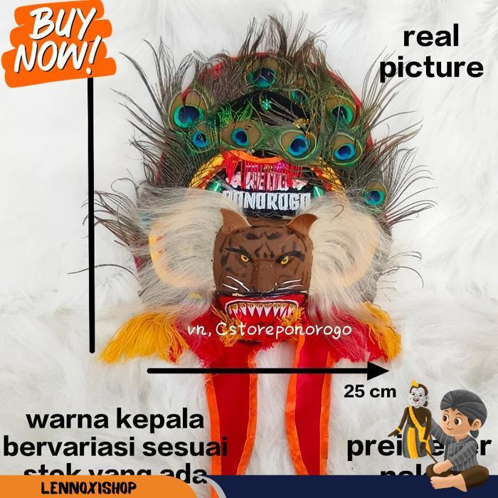 Reog Asli 30 Cm / Reog Anak / Reog Asli / Reog Ponorogo / Reog / Ponorogo / Barongan / Devil / Ganon