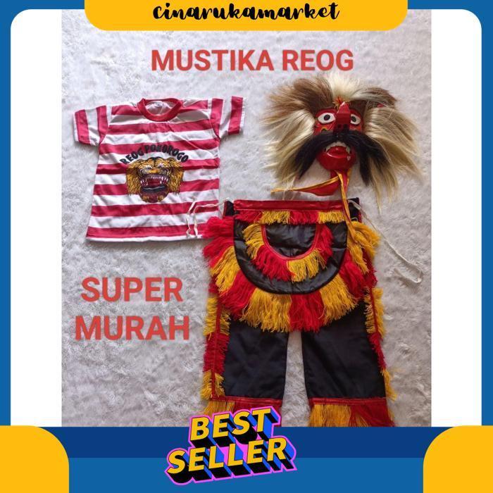 Paket Baju Reog Dan Ganongan, Paket Baju Ganong, Paket Baju Jaranan Dan Ganong, Baju Reog Anak, Baju
