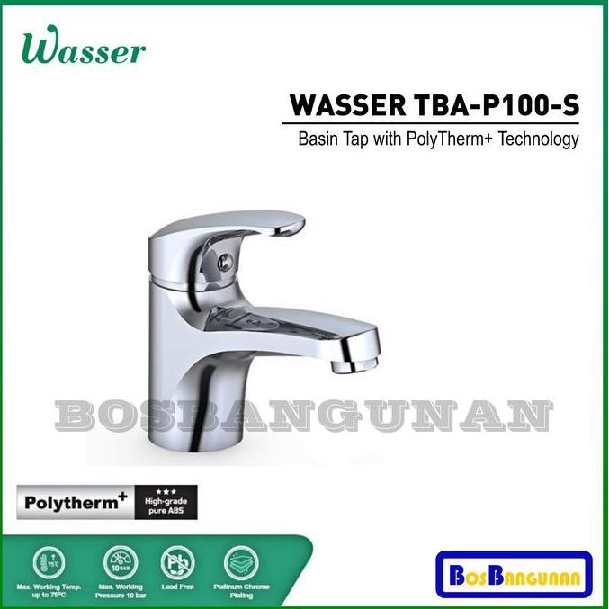 Kran Wastafel WASSER TBA-P100-S / Basin Tap WASSER TBA P100 S / Keran Wastafel WASSER / Kran Wastafe