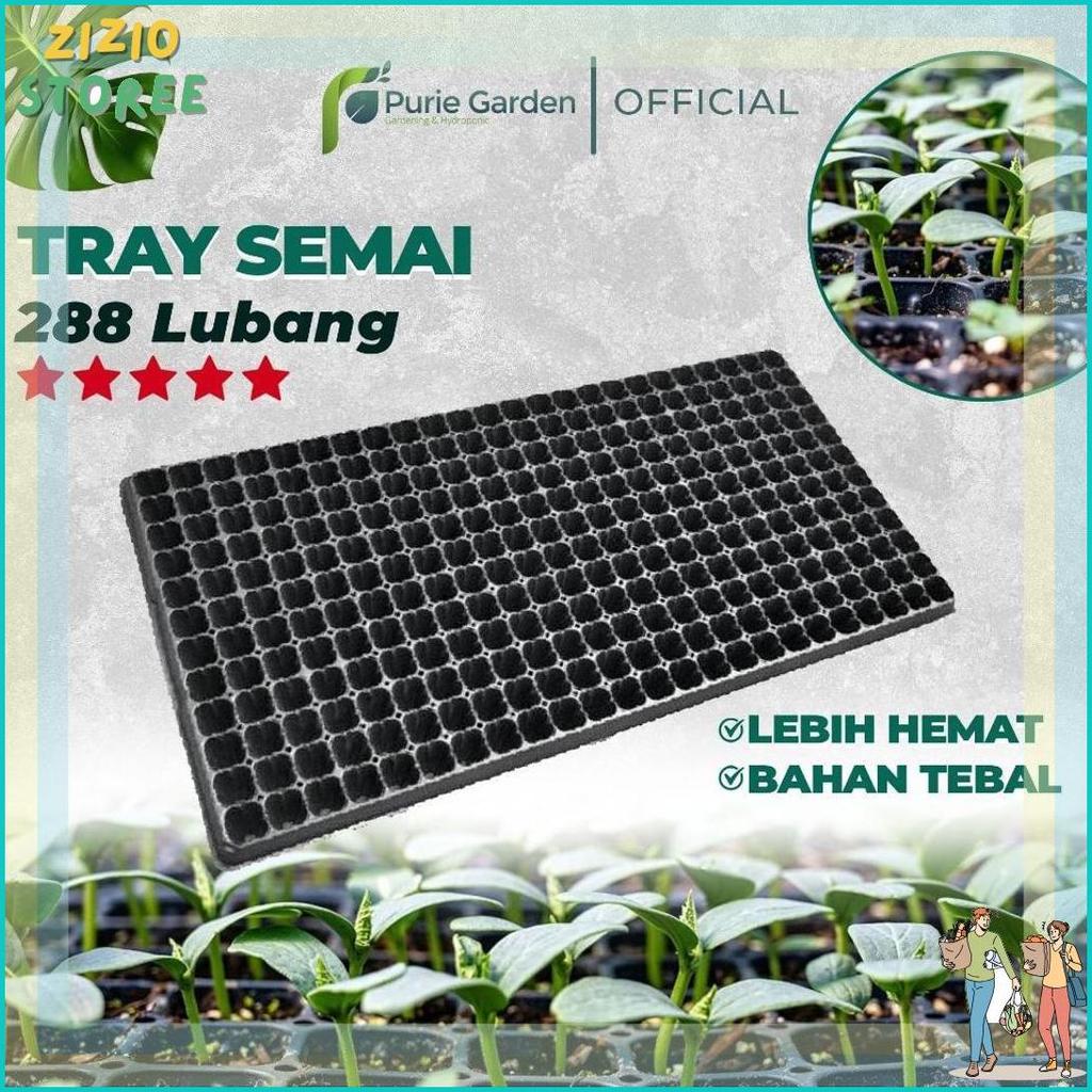 Tray Semai 288 Lubang Pot Tray Penyemaian Bibit Tanaman Ready