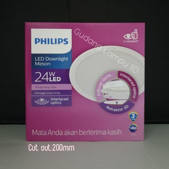 Downlight LED Philips Meson 24 Watt Inbow Putih