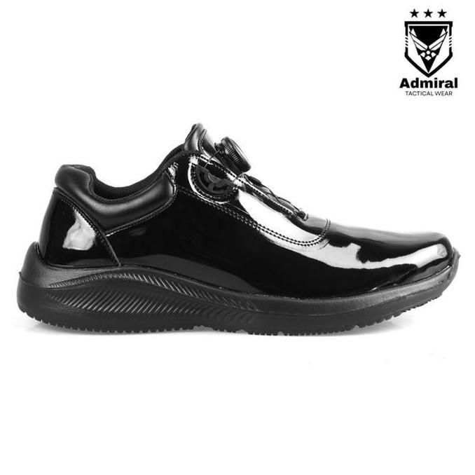 Sepatu PDH TNI POLRI Tali Putar Boa Paling Ringan Nyaman Empuk