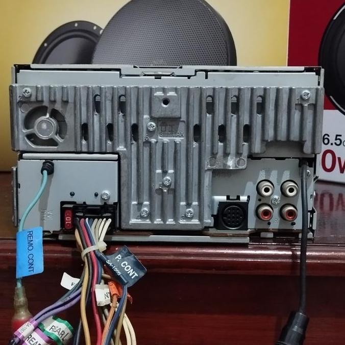 head unit kenwood double din dpx mp6110u copotan freed rusak