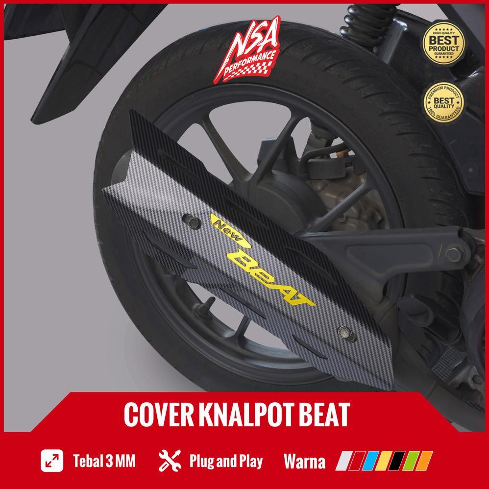 NSA COVER KNALPOT BEAT 2010-2024 Tutup Knalpot All Honda Beat AKSESORIS MOTOR BEAT NSA PERFORMANCE