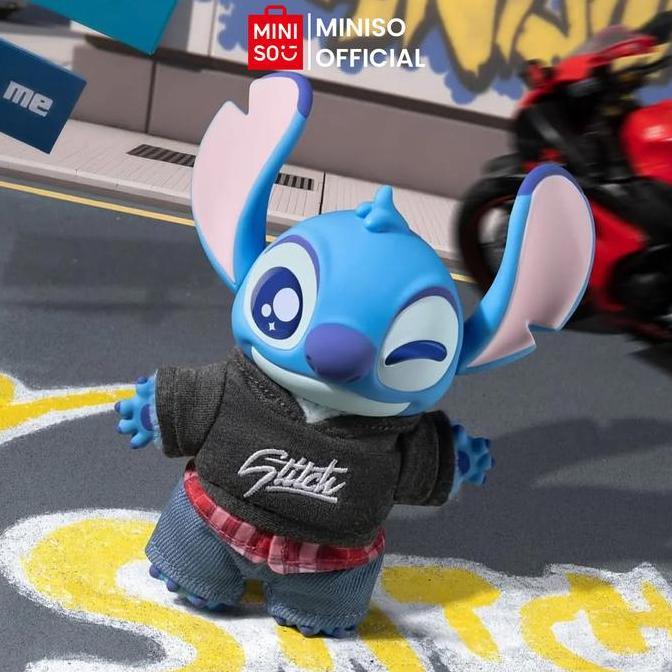 Disney Stitch Dress-Up Show Series Vinyl Plush Blind Box blind box figure kotak buta random