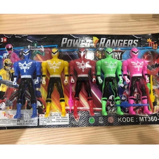 Mainan Figure Power Rangers set