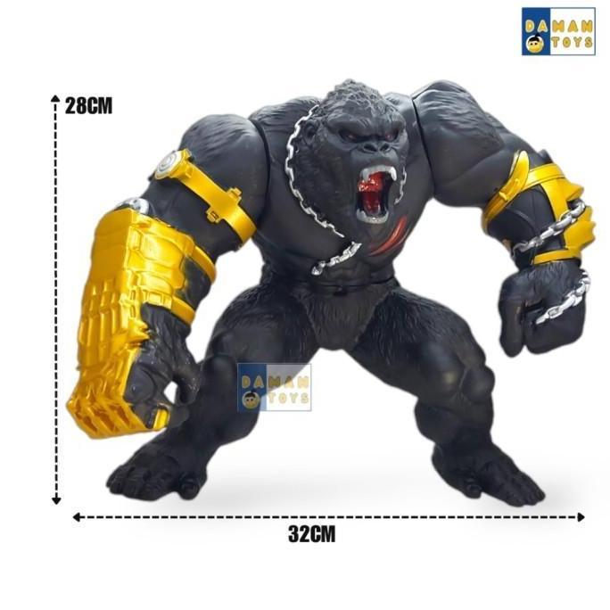 Godzilla vs Kong 2024 Action Figure Jumbo King Kong Tangan Robot