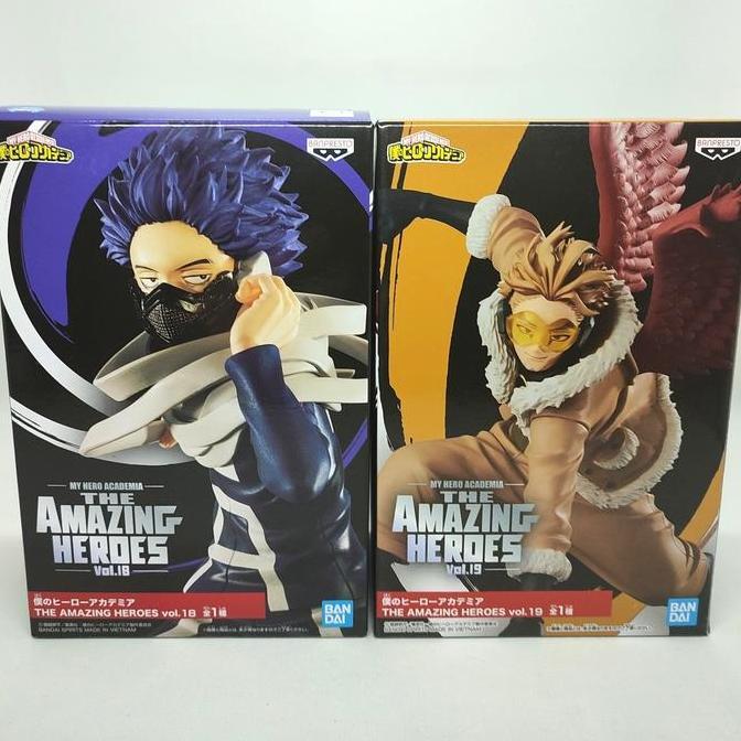 Bandai My Hero Academia The Amazing Heroes Hitoshi shinso&Hawks Figure