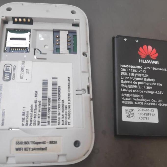 Modem WIFI Huawei E5577/BOLT Slim 2 Unlock Semua Jaringan