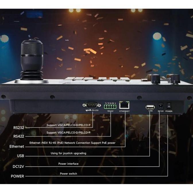 TEVO-KB200PRO NDI POE Camera Joystick Controller