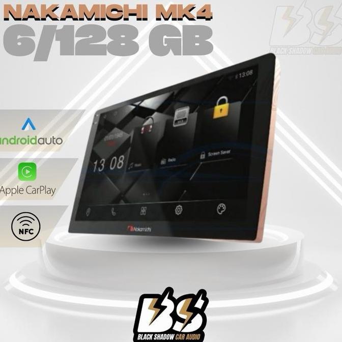 Nakamichi Legend MK IV Android Headunit 9/10 Inch RAM 6/128 GB Full Glass Panel Touch Screen GPS NFC