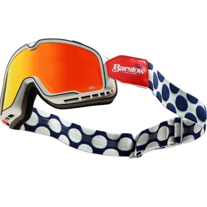 Goggle 100% Barstow Hayworth / Goggle Moge Vintage Cafe Racer Terlaris