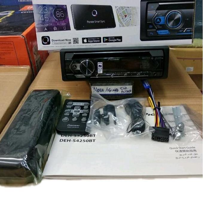 head unit single din pioneer deh-s4250bt