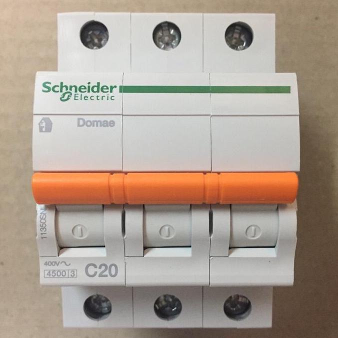 Miliki Mcb Schneider 3P 20A 20Ampere / Breaker / Pemutus Arus Listrik