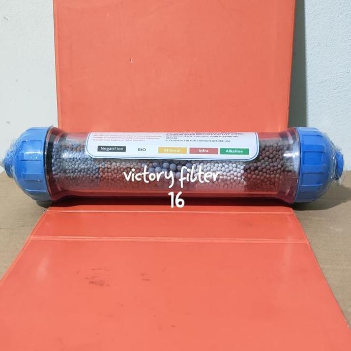 FILTER KAPSUL BIO MINERAL ALKALINE 2'' UNTUK AIR ALKALIN BIO MINERAL MENINGKATKAN PH ION MINERAL BIO