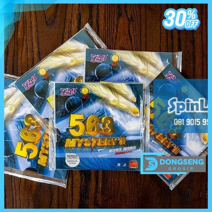 KARET PINGPONG TENIS MEJA RITC 729 563 MYSTERY III BINTIK SERANG TERBAIK