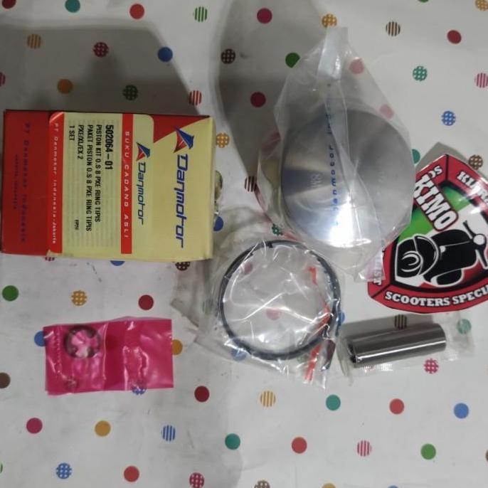 Seher Piston 1m 2m 3m 4m 5m 6m 7m Vespa Excel Pxe ring tipis Danmotor HIGH QUALITY