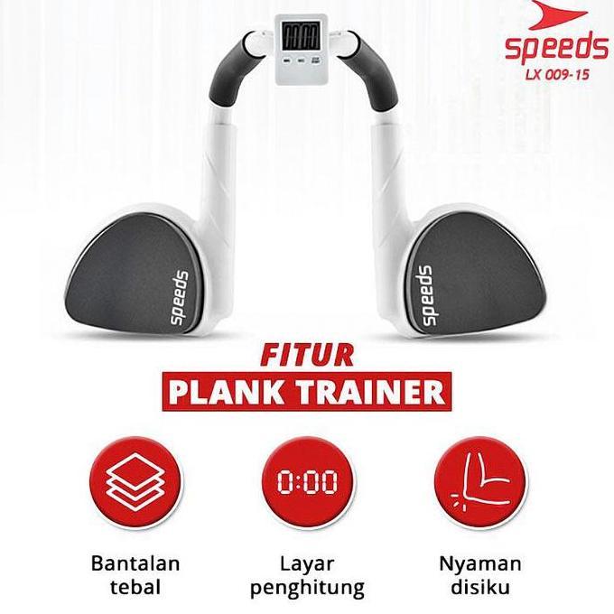 Speeds Plank Trainer Alat Olahraga 1 Set Dirumah 009-15 CO