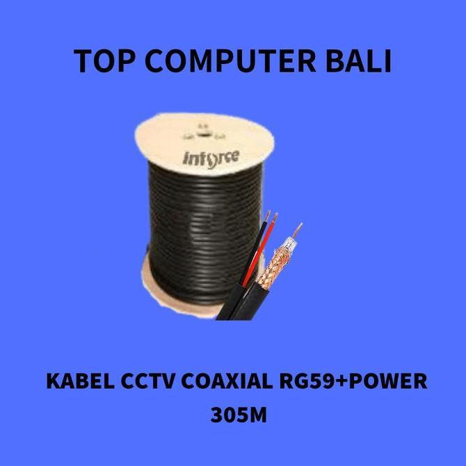 KABEL CCTV COAXIAL RG59+POWER / KABEL RG 59 305M